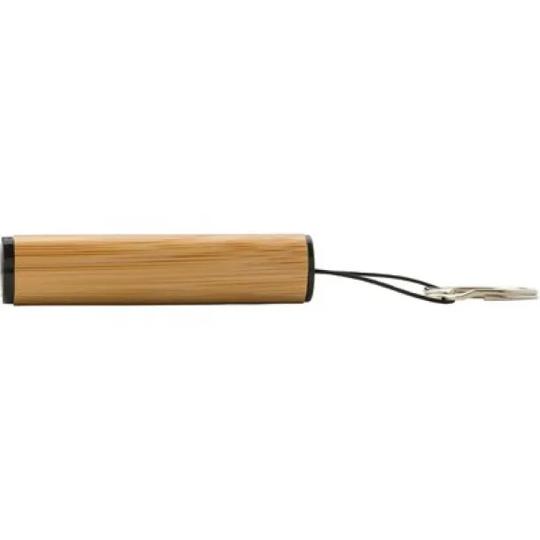  Bamboo mini torch, keyring brown