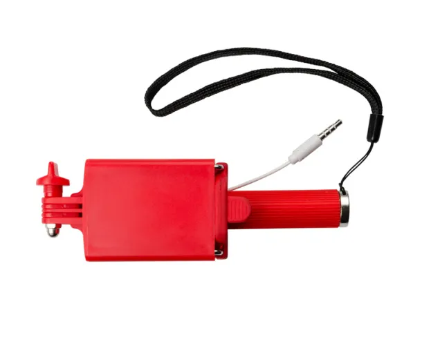 SELFIE MINI Telescopic phone holder czerwony