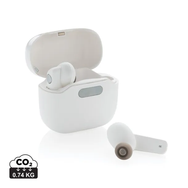  TWS earbuds in UV-C sterilizing charging case - XD Collection White 