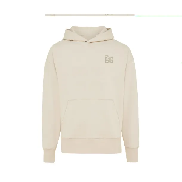  Iqoniq Yoho unisex hoodie od recikliranog pamuka - iqoniq natural raw
