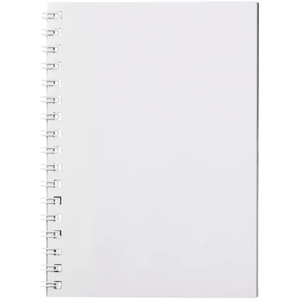 Desk-Mate® wire-o A6 notebook PP cover - Unbranded White