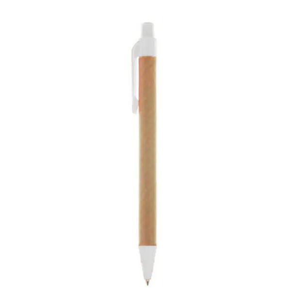  Recycled cardboard ball pen white