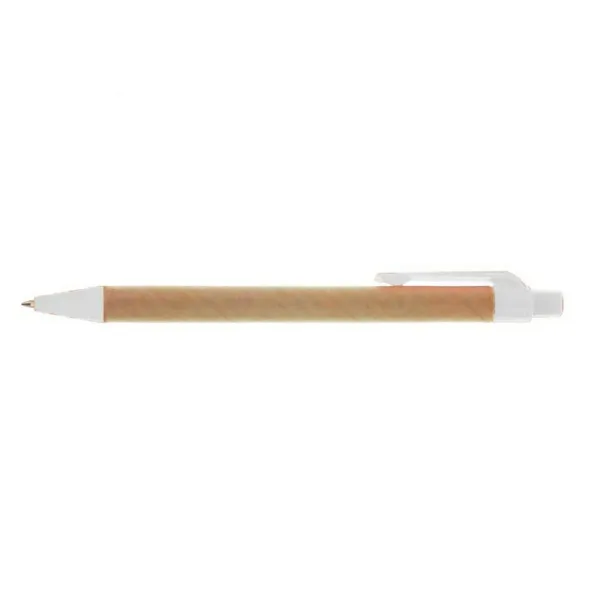  Recycled cardboard ball pen white