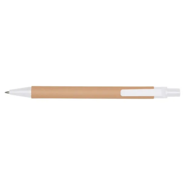  Recycled cardboard ball pen white