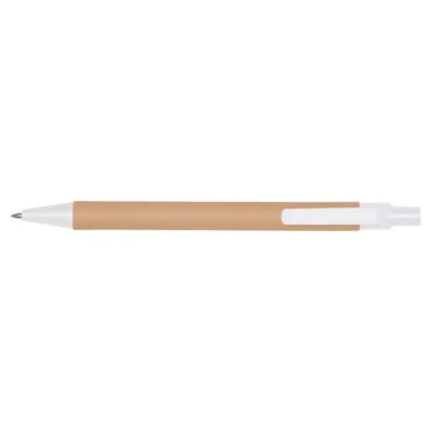  Recycled cardboard ball pen white