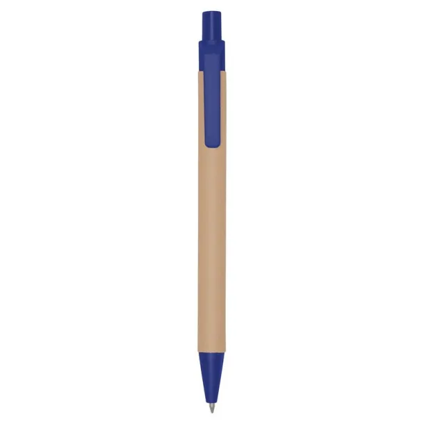  Recycled cardboard ball pen navy blue