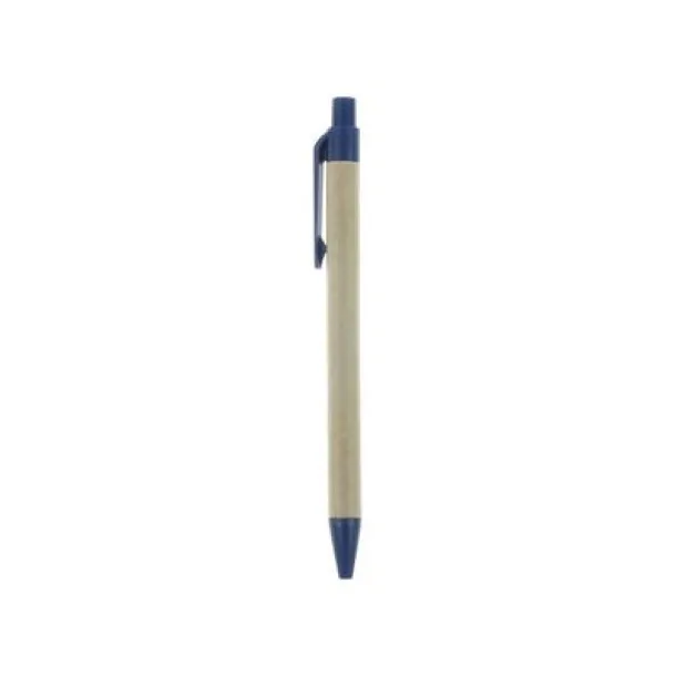  Recycled cardboard ball pen navy blue