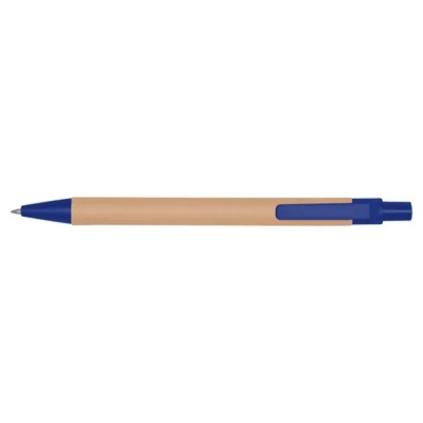  Recycled cardboard ball pen navy blue