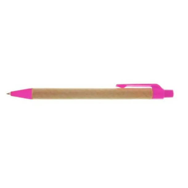  Recycled cardboard ball pen pink