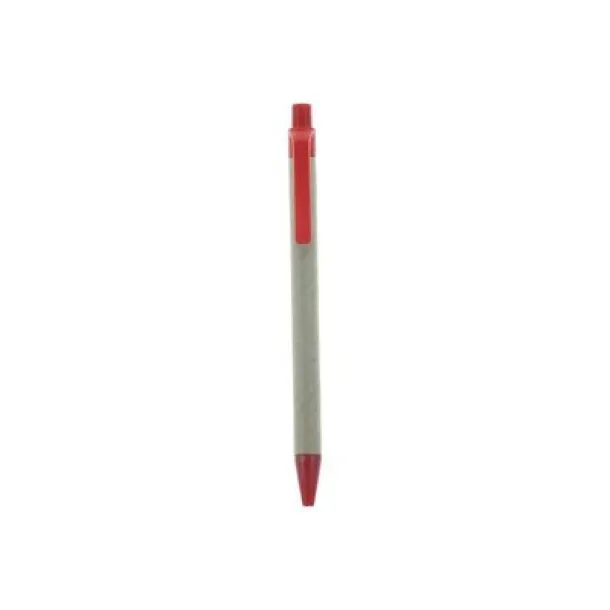  Recycled cardboard ball pen red