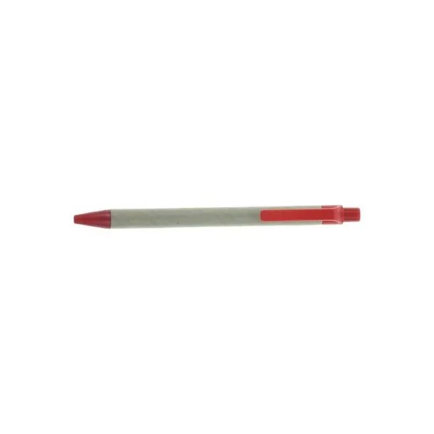  Recycled cardboard ball pen red