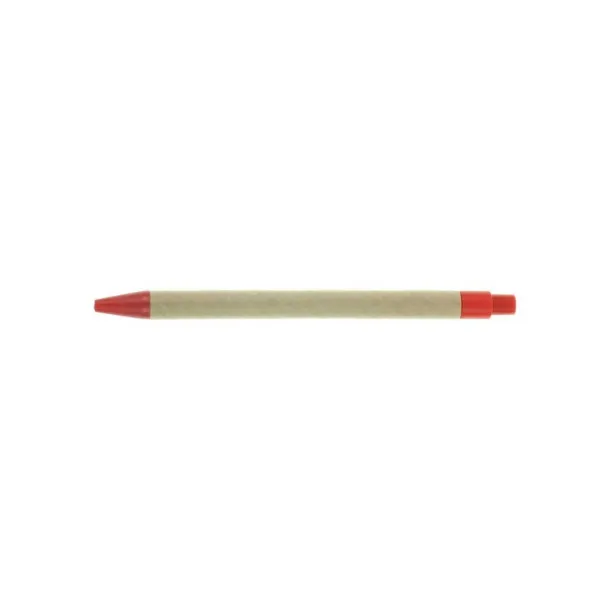  Recycled cardboard ball pen red