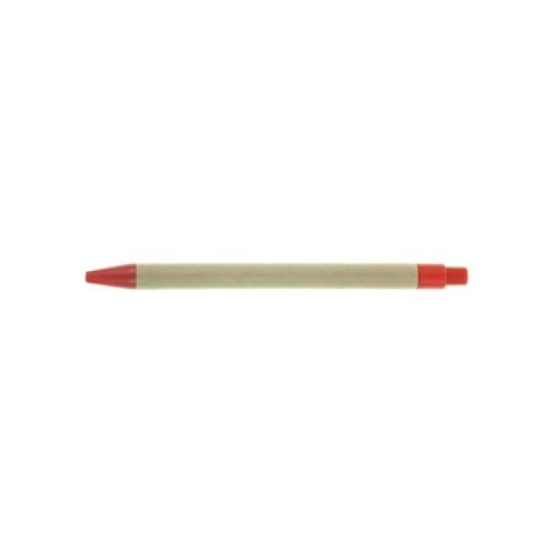  Recycled cardboard ball pen red