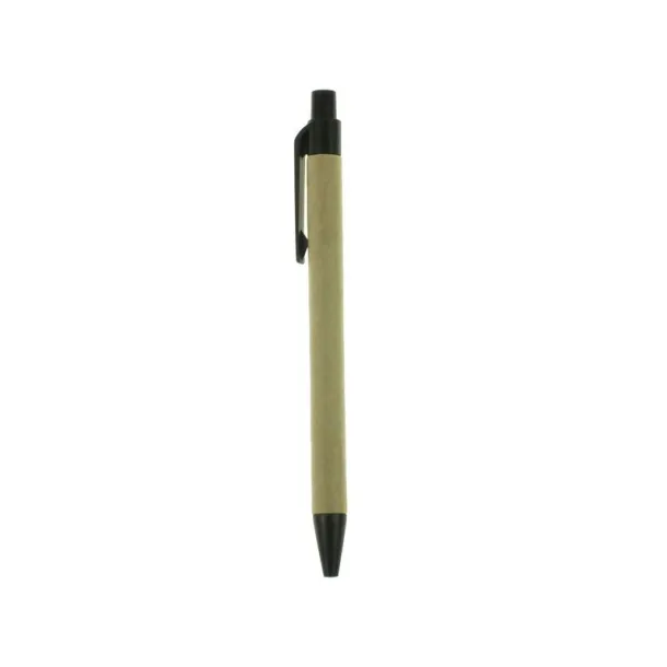  Recycled cardboard ball pen Crna