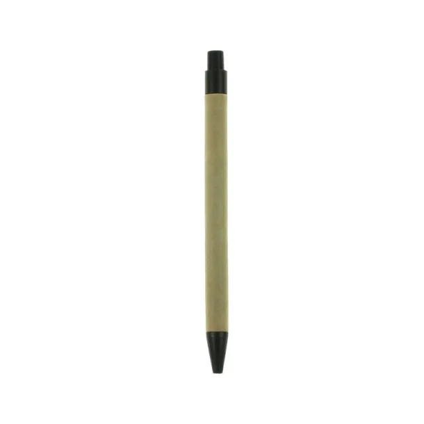  Recycled cardboard ball pen Crna