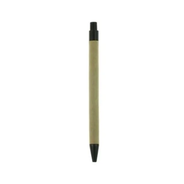  Recycled cardboard ball pen Crna