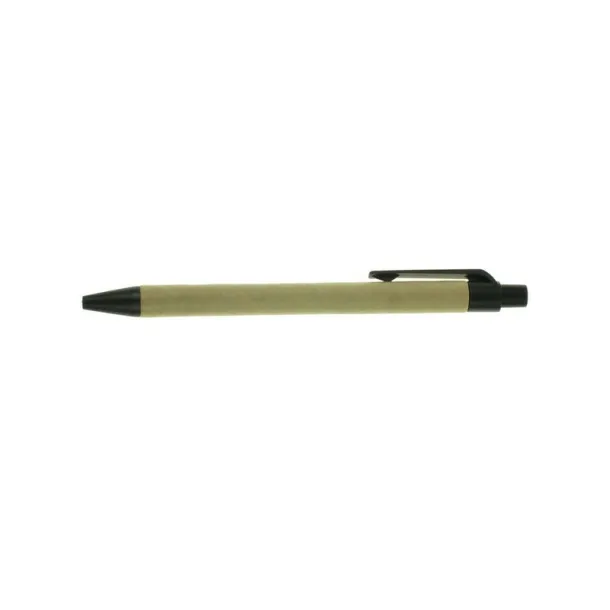  Recycled cardboard ball pen Crna