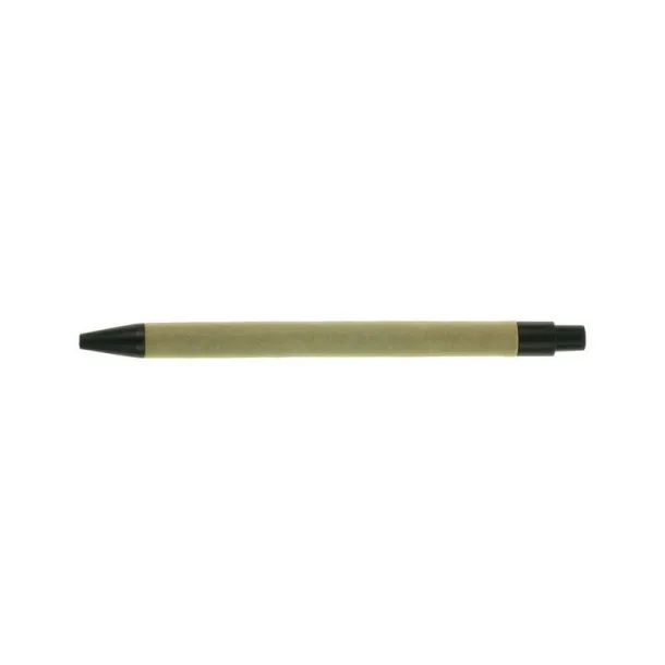  Recycled cardboard ball pen Crna