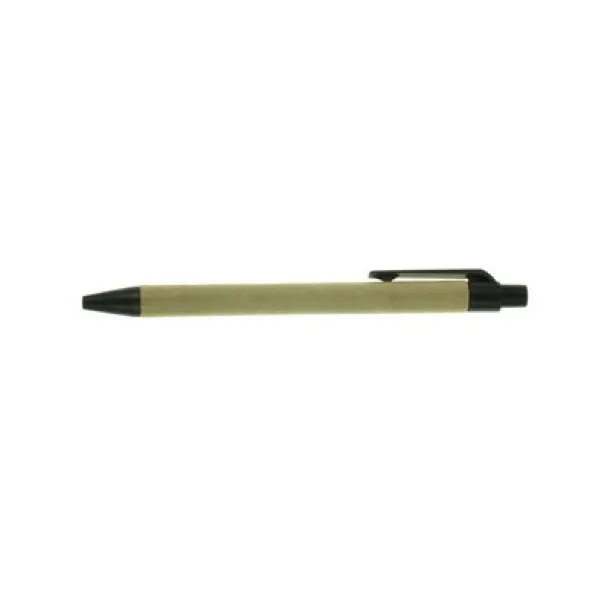 Recycled cardboard ball pen Crna