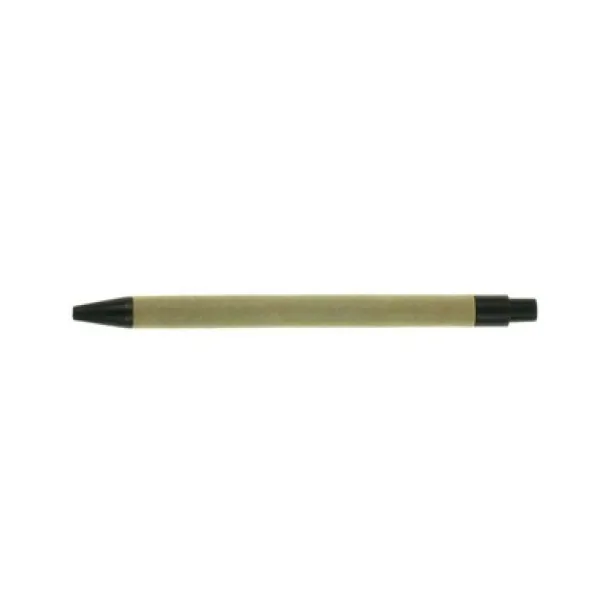  Recycled cardboard ball pen Crna