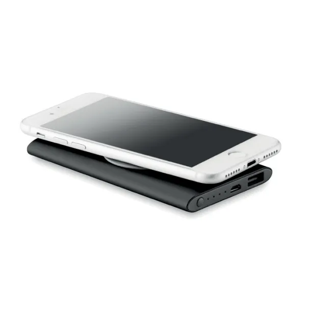 POWER&WIRELESS bežična prijenosna baterija, 4 000 mAh Crna