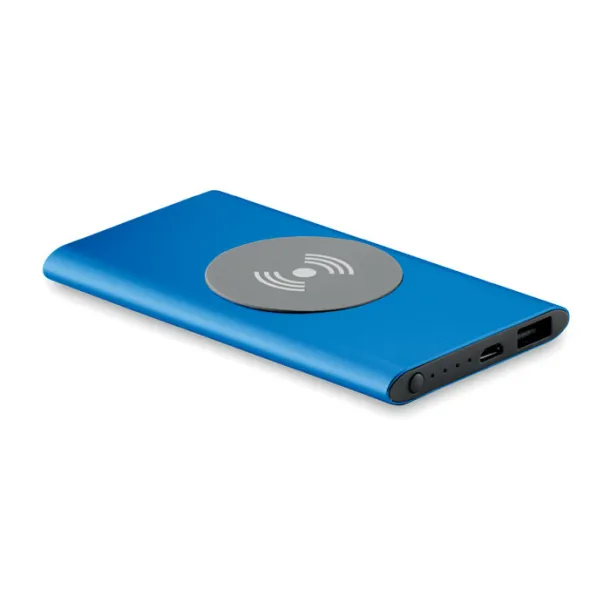 POWER&WIRELESS Wireless Power bank 4000mAh Royal blue