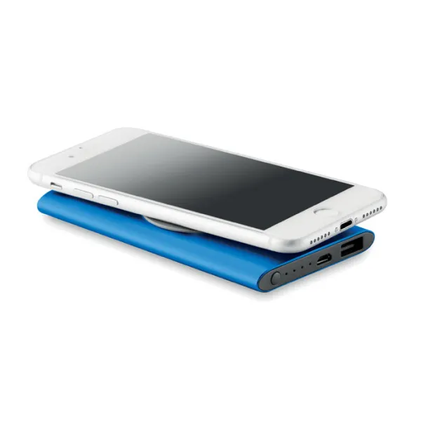 POWER&WIRELESS Wireless Power bank 4000mAh Royal blue