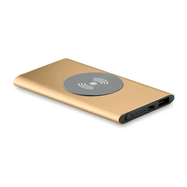 POWER&WIRELESS Wireless Power bank 4000mAh Champagne