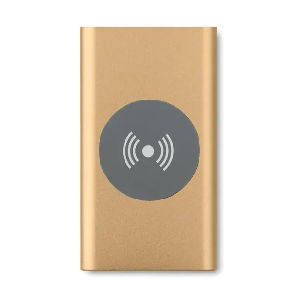 POWER&WIRELESS bežična prijenosna baterija, 4 000 mAh Šampanjac boja