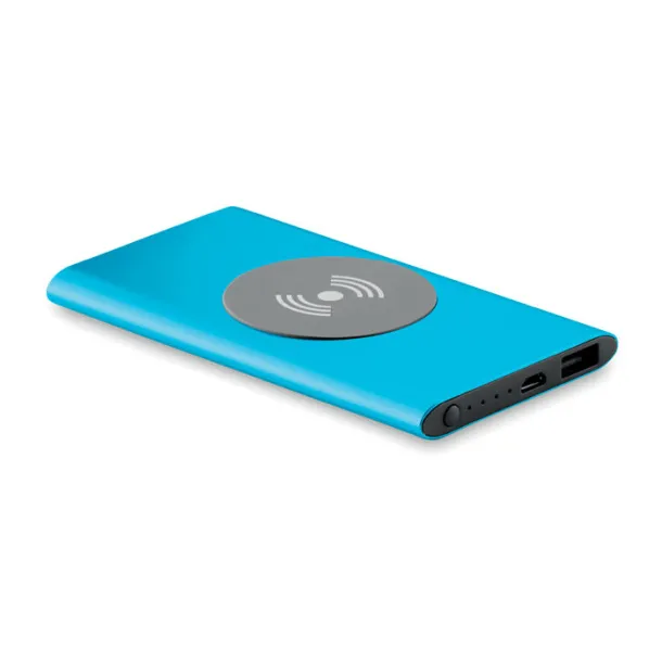 POWER&WIRELESS Wireless Power bank 4000mAh Blue