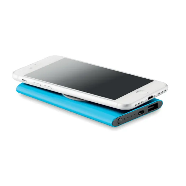 POWER&WIRELESS Wireless Power bank 4000mAh Blue