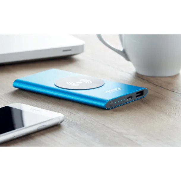 POWER&WIRELESS Wireless Power bank 4000mAh Blue