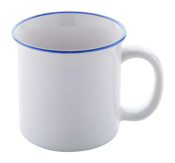 Woodstock Subo vintage sublimacijska šalica, 300 ml Plava Bijela