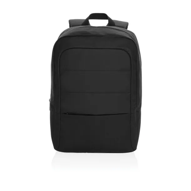  Armond AWARE™ RPET 15.6 inch standard laptop backpack - XD Xclusive Black 