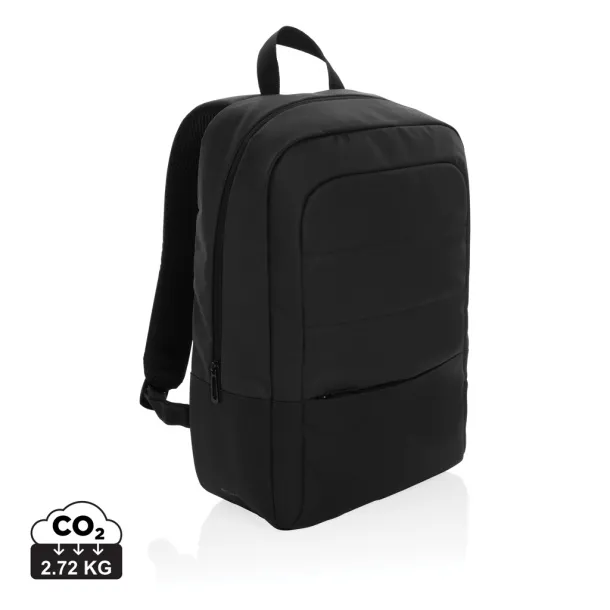  Armond AWARE™ RPET 15.6 inch standard laptop backpack - XD Xclusive Black 