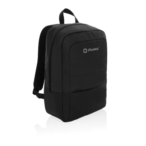  Armond AWARE™ RPET 15.6 inch standard laptop backpack - XD Xclusive Black 