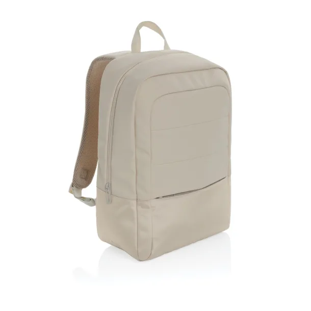  Armond AWARE™ RPET 15.6 inch standard laptop backpack - XD Xclusive beige