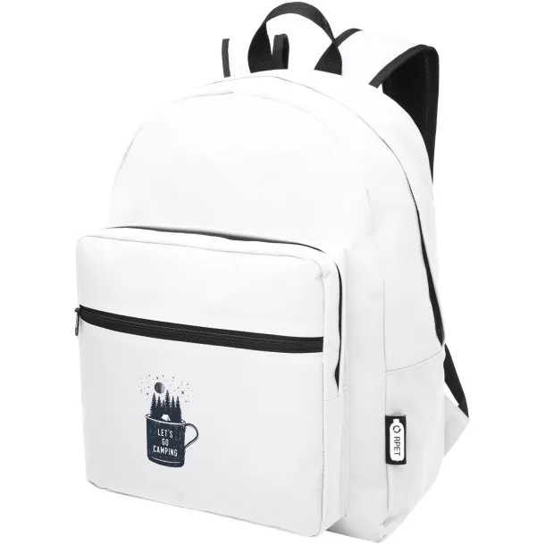 Retrend RPET backpack - Unbranded White