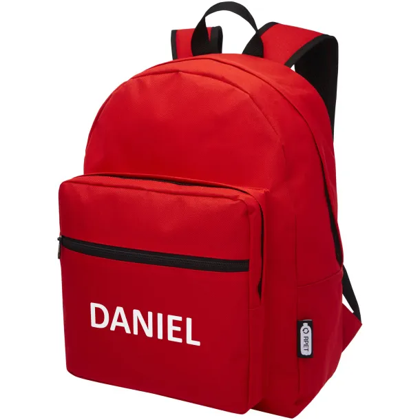 Retrend RPET backpack - Unbranded Red