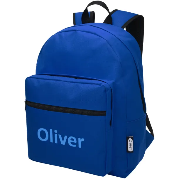 Retrend RPET backpack - Unbranded Royal blue