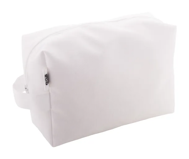 CreaBeauty Carry RPET custom cosmetic bag White