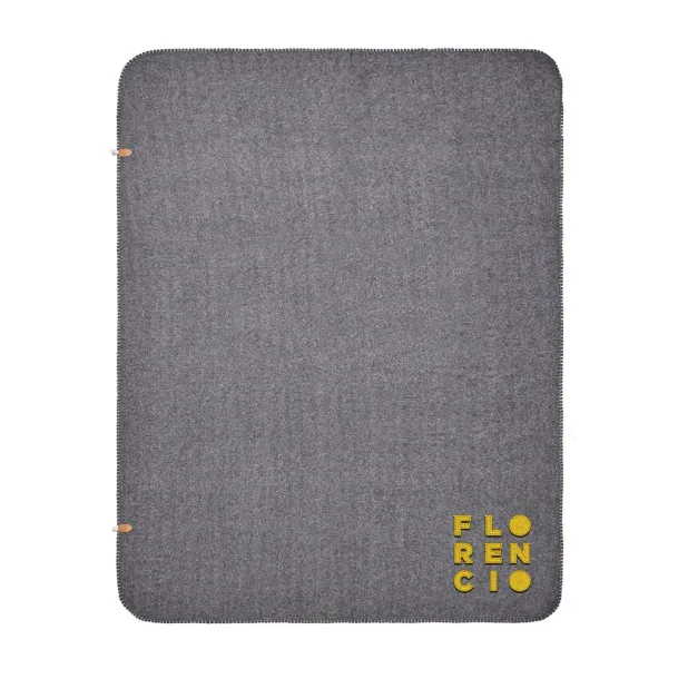  VINGA Bilton recycled blanket - Vinga Grey 