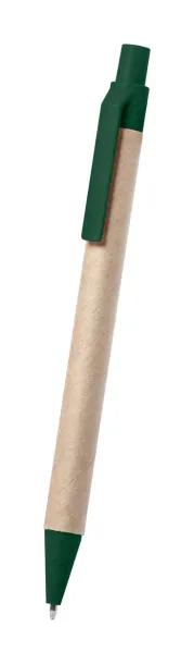 Wepel ballpoint pen Dark green Natural