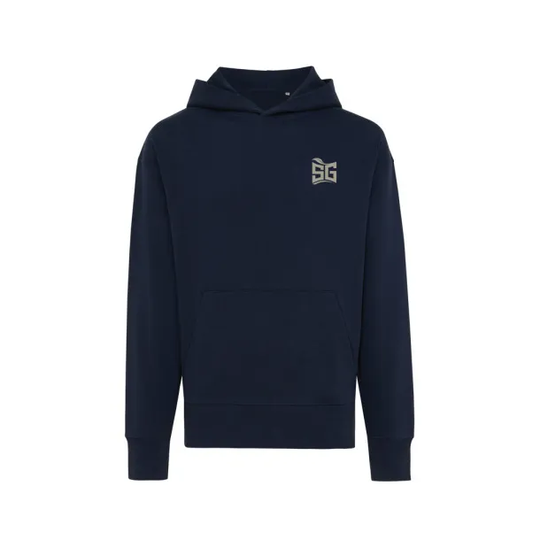  Iqoniq Yoho unisex hoodie od recikliranog pamuka, 340 g/m² - iqoniq navy