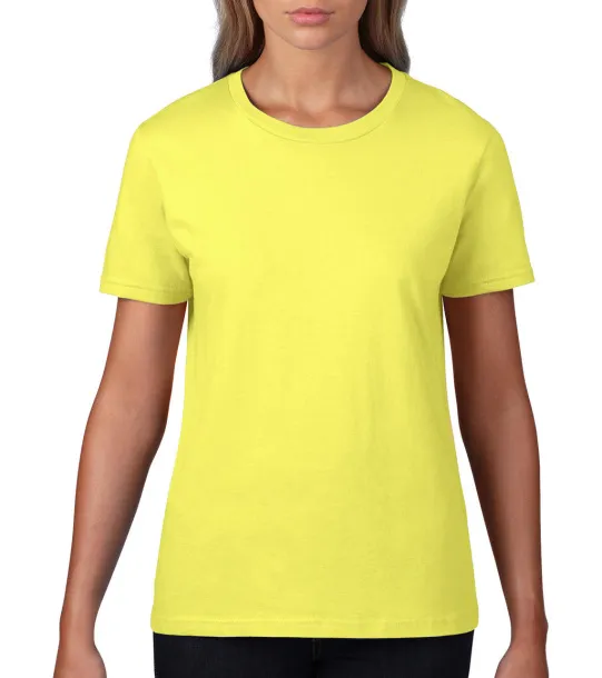  Premium Cotton Ladies' T-Shirt - Gildan Cornsilk