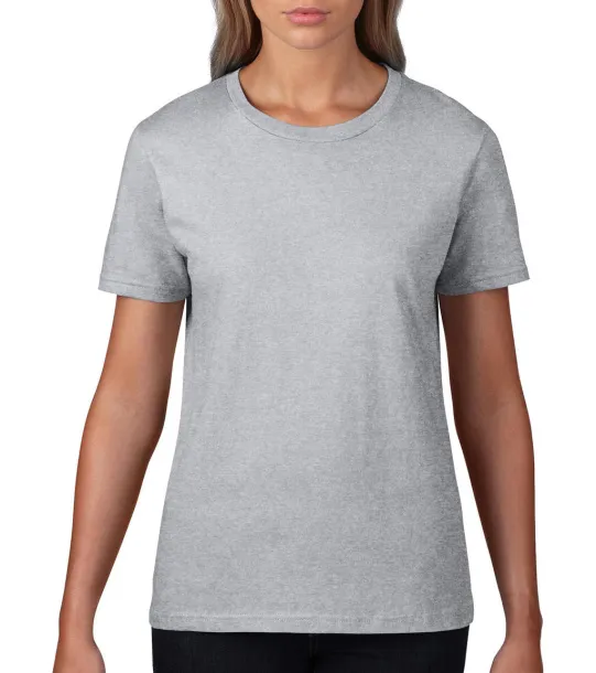  Premium Cotton Ladies' T-Shirt - Gildan Sport Grey