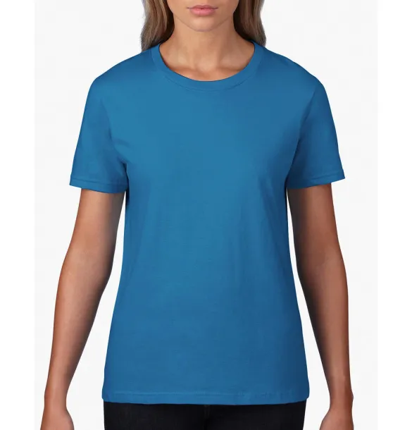  Premium Cotton Ladies' T-Shirt - Gildan Sapphire