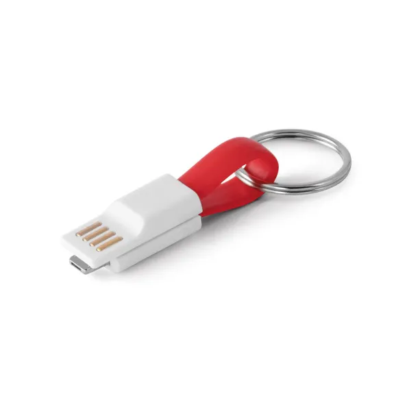 RIEMANN USB cable with 2 in 1 connector Red