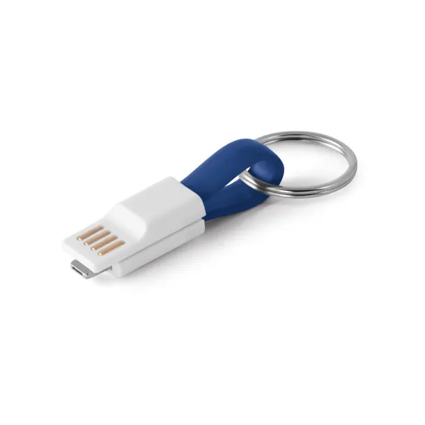 RIEMANN USB cable with 2 in 1 connector Royal blue