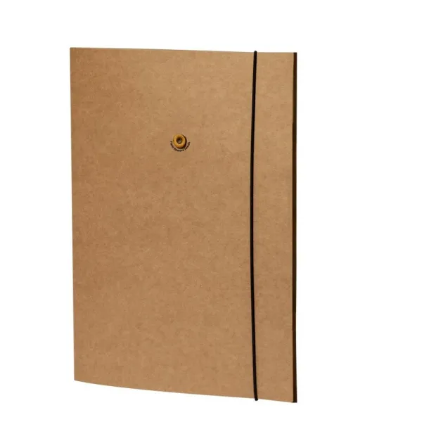  Recycled cardboard document folder approx. A4 with wildflower seeds neutral